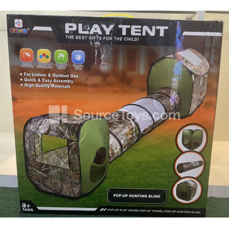 3-in-1 Camo Play Tent with Shooting Game 3-in-1 Camo Play Tent with Shooting Game