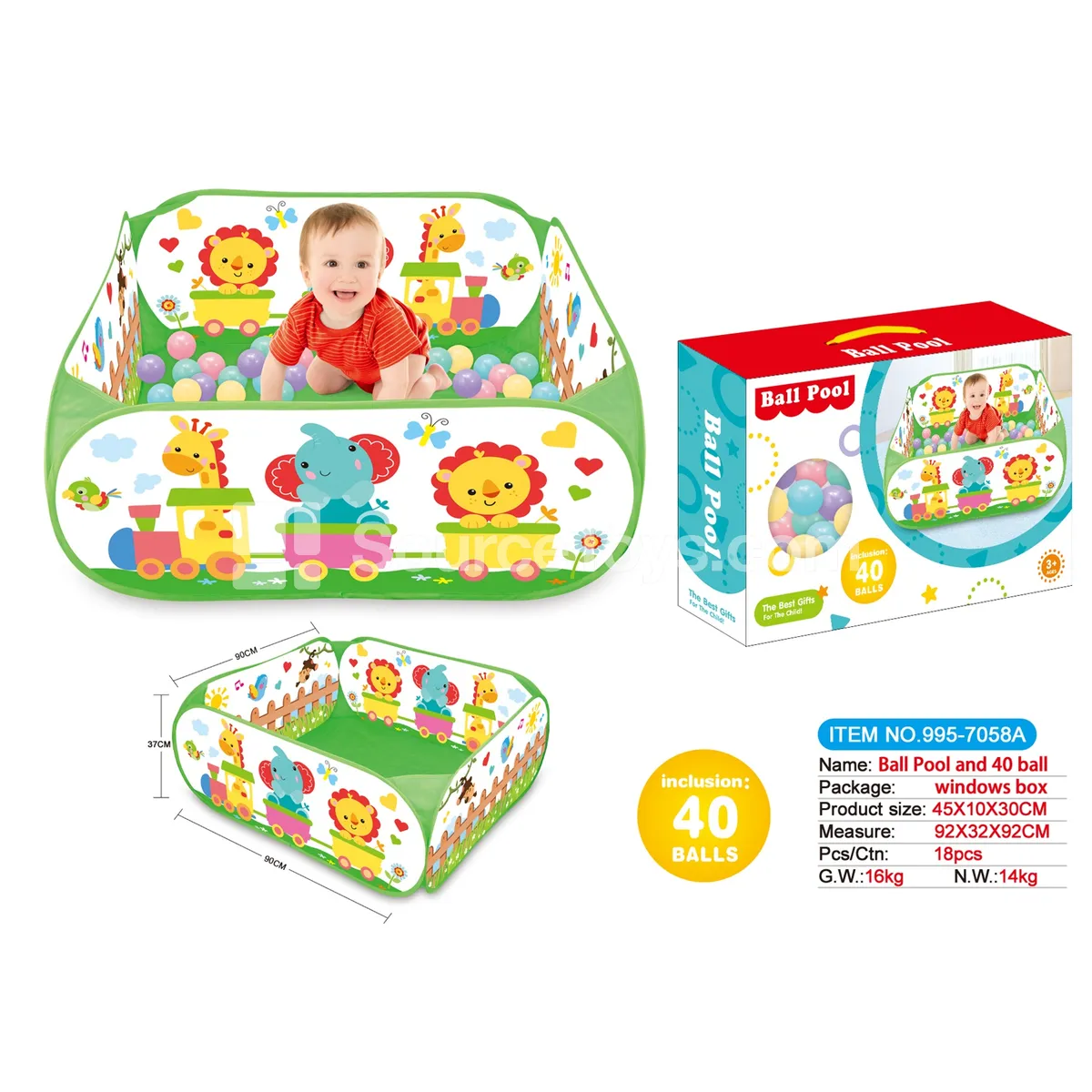 Ball pit with 40 pcs 5.5 cm play balls Ball pit with 40 pcs 5.5 cm play balls