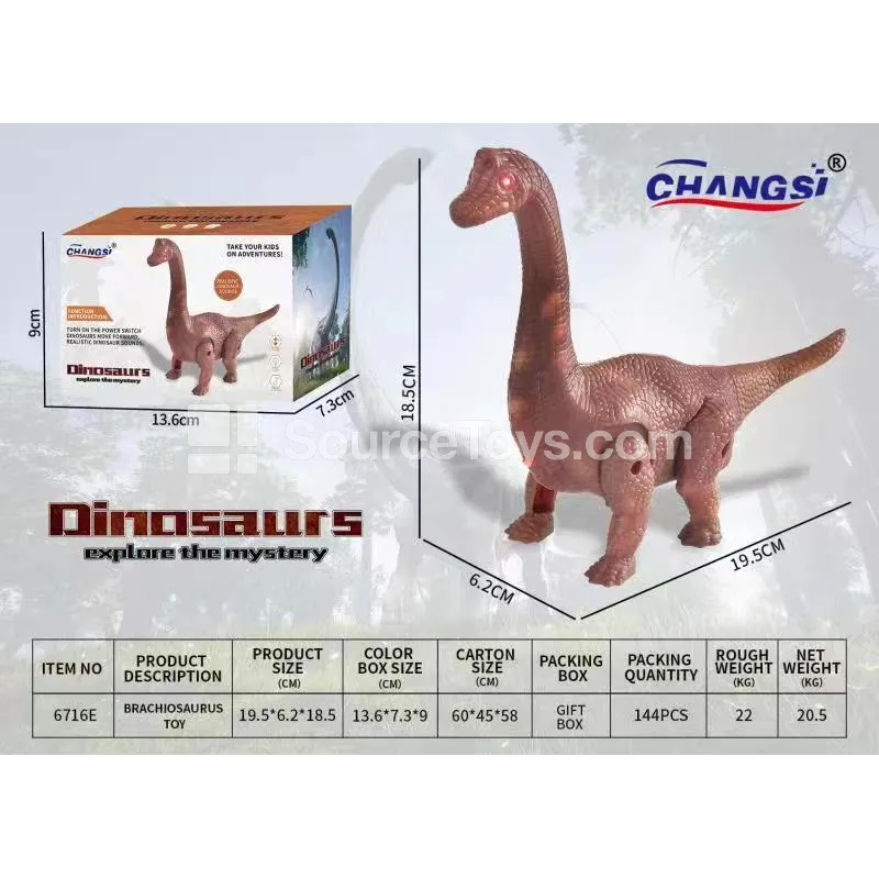 Electric Realistic Musical Flashing Brachiosaurus Mechanical Dinosaur Electric Realistic Musical Flashing Brachiosaurus Mechanical Dinosaur