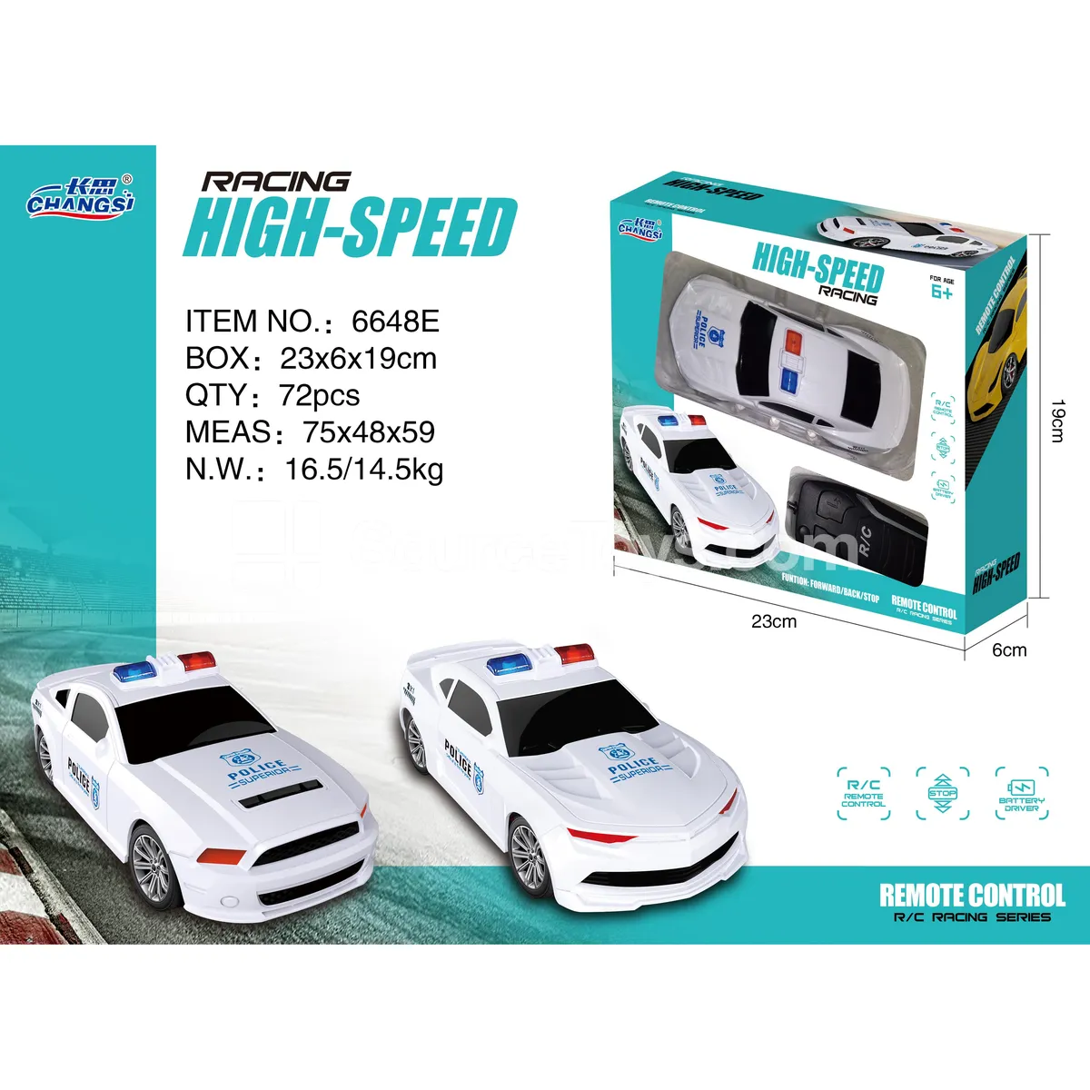2-channel remote control car, assorted white sports car styles 2-channel remote control car, assorted white sports car styles
