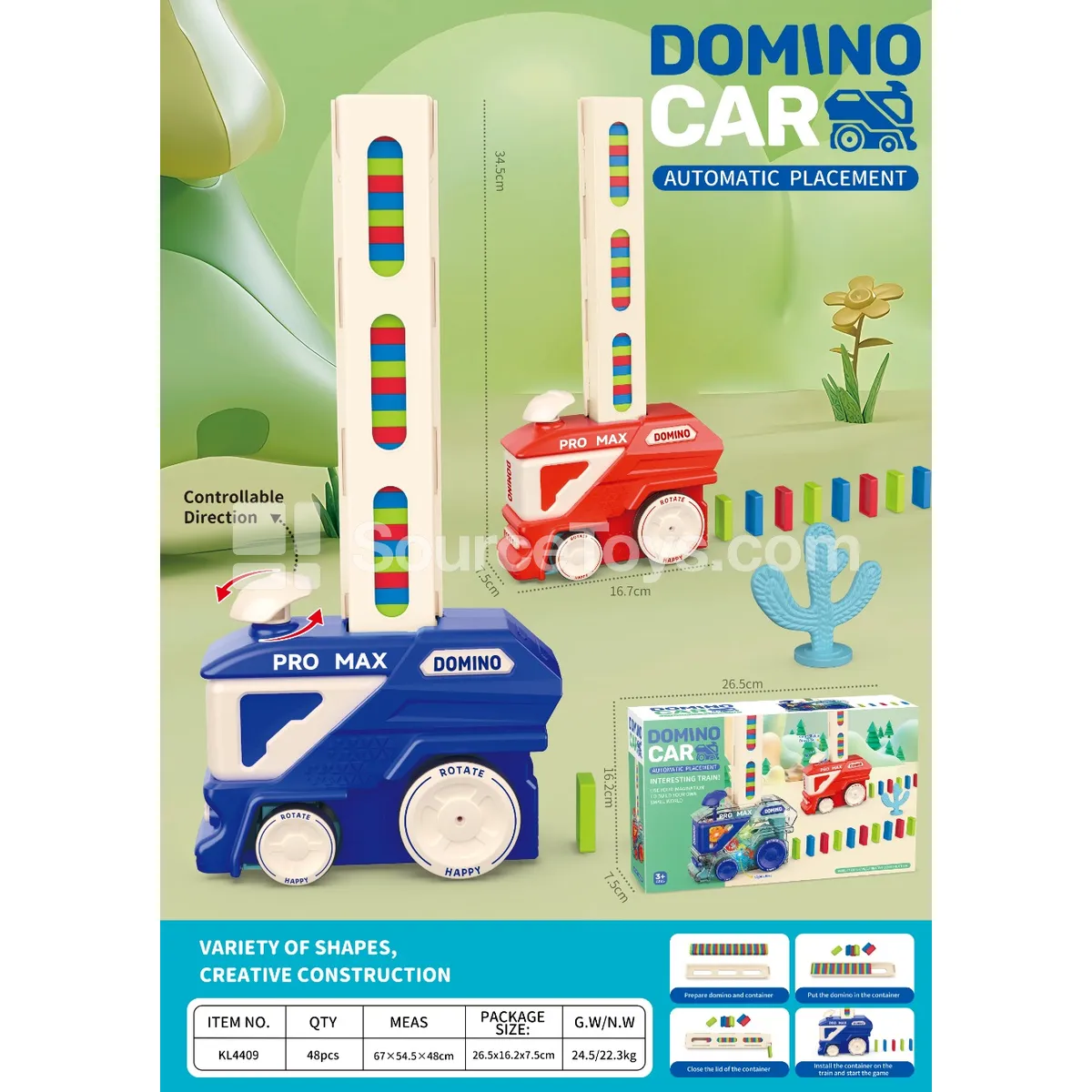Domino Train Toy Domino Train Toy