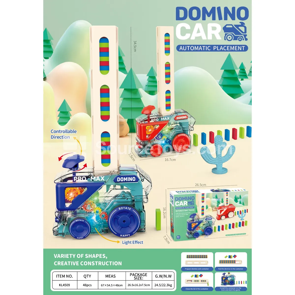 Domino Train Toy Domino Train Toy