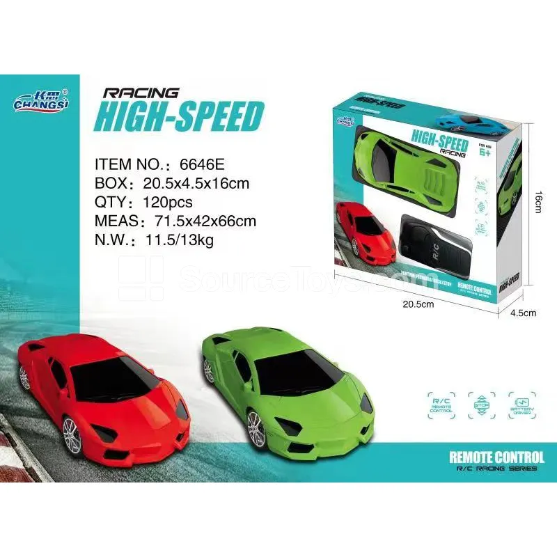 2-channel remote control car, sports car styling (red, green, blue assorted) 2-channel remote control car, sports car styling (red, green, blue assorted)