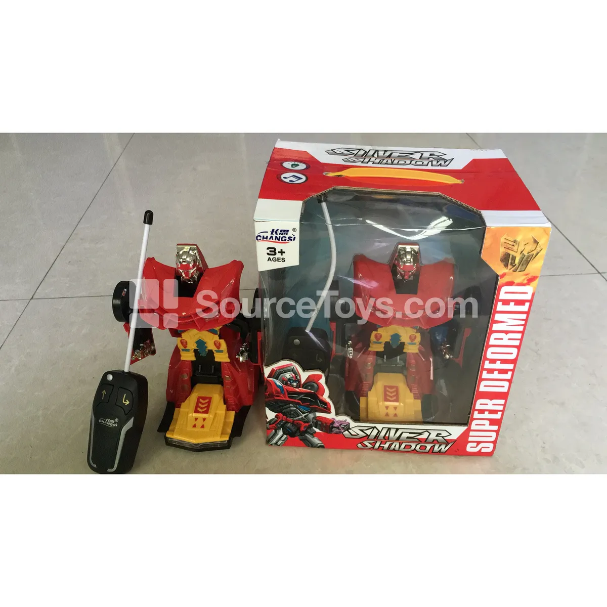 2-channel remote control transforming car with music and flashing lights 2-channel remote control transforming car with music and flashing lights