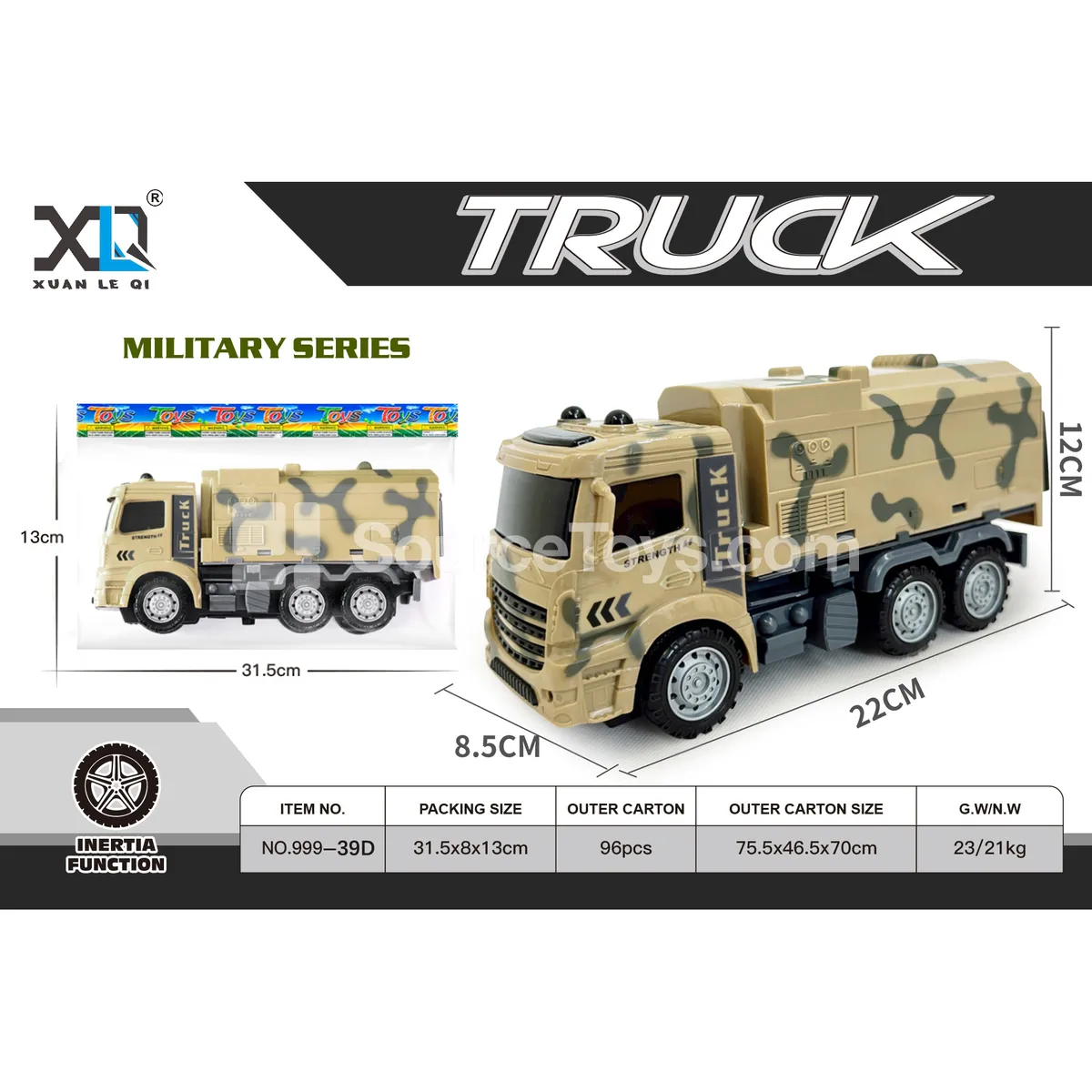 Military Transport Vehicle Toy