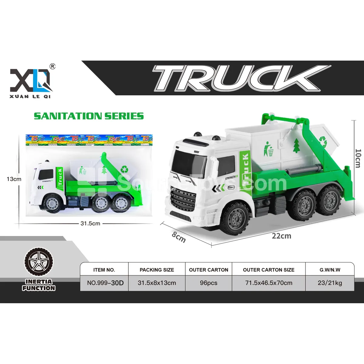 Sanitation Swing-Arm Vehicle