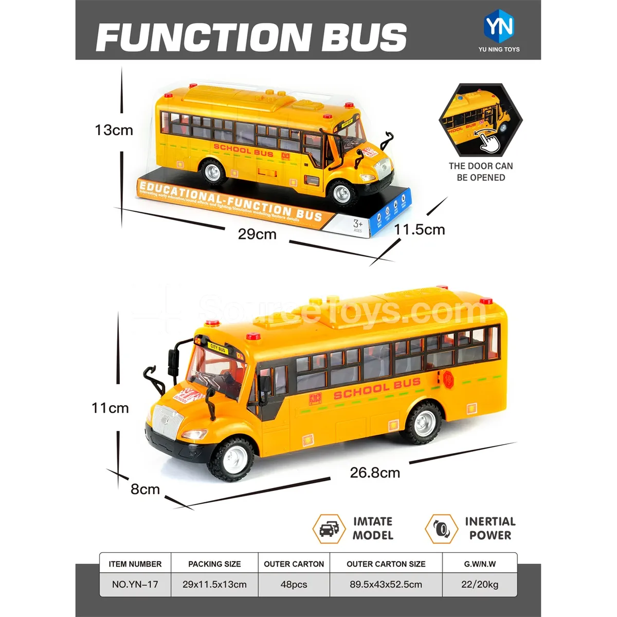 Yellow School Bus Toy