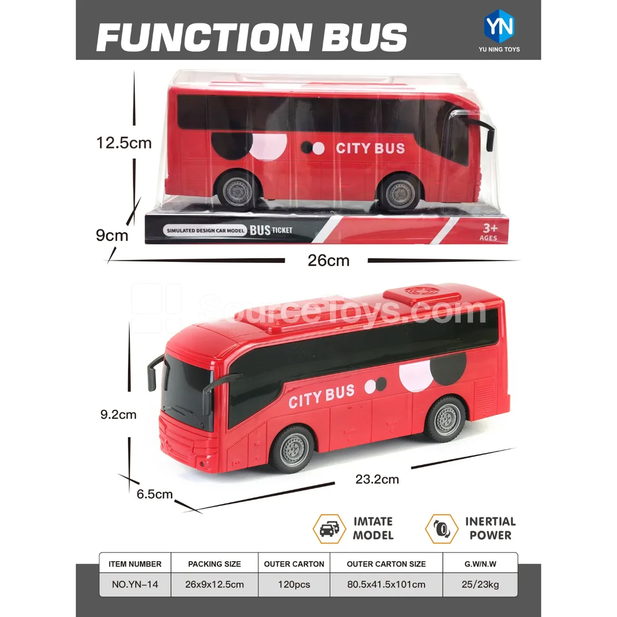 Red Bus Toy