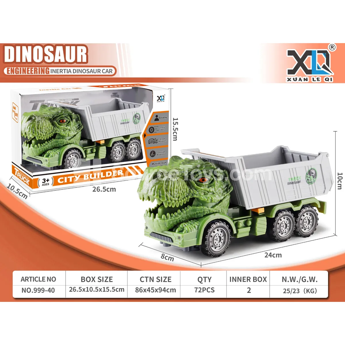 Dinosaur Sand Truck