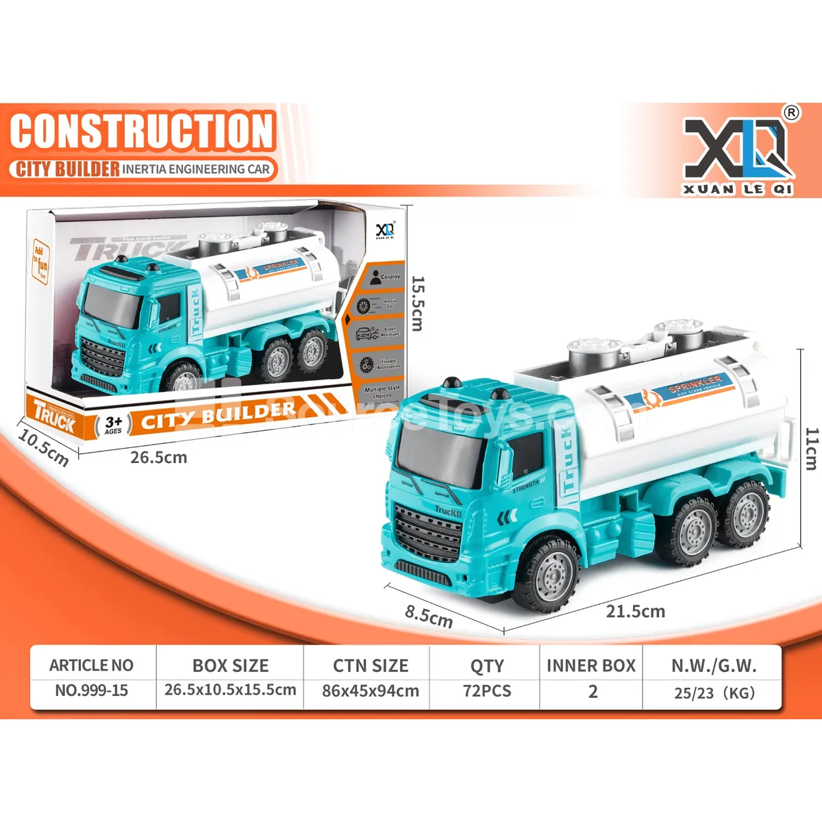 Construction Water Sprinkler Truck Construction Water Sprinkler Truck