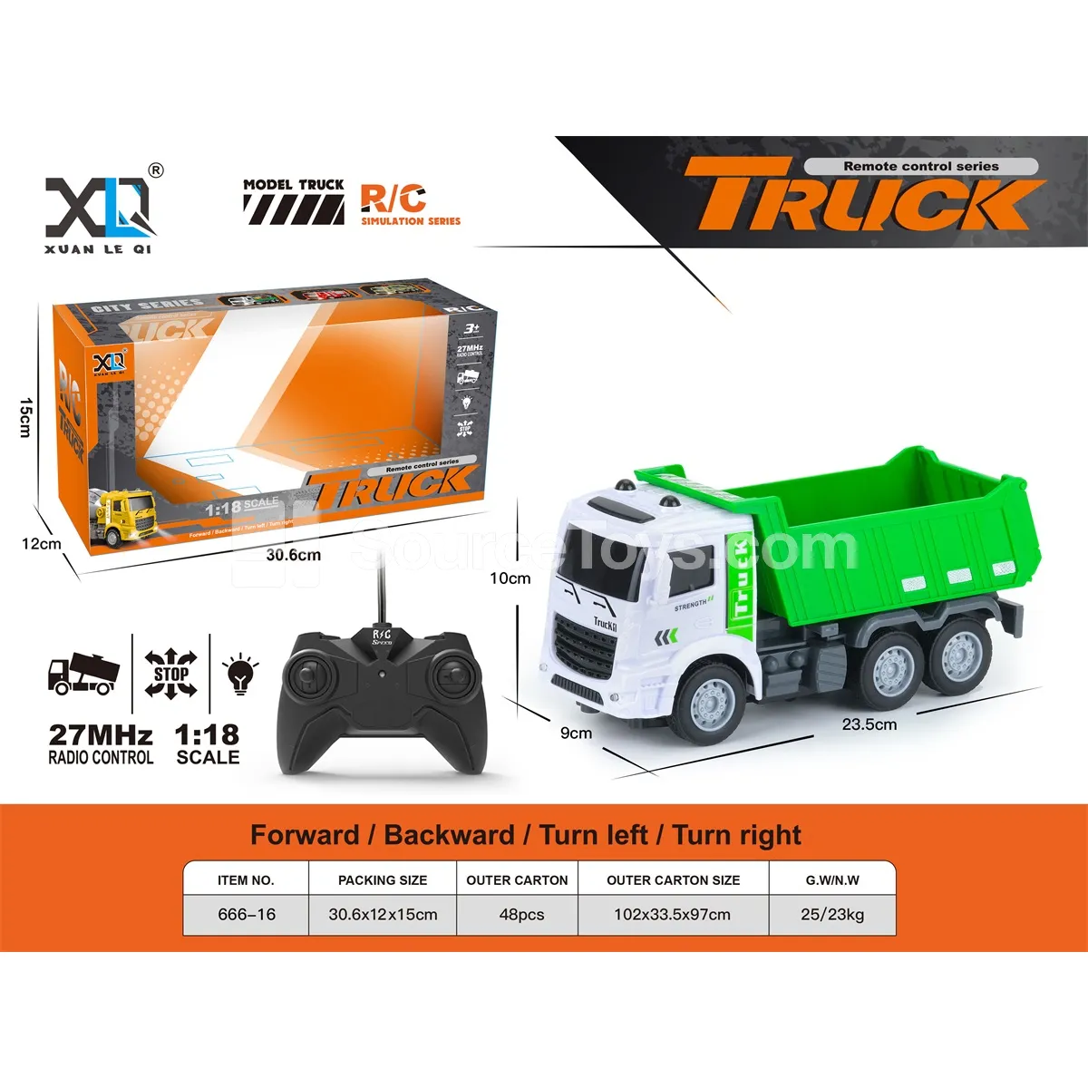 Remote Control Sanitation Truck Remote Control Sanitation Truck
