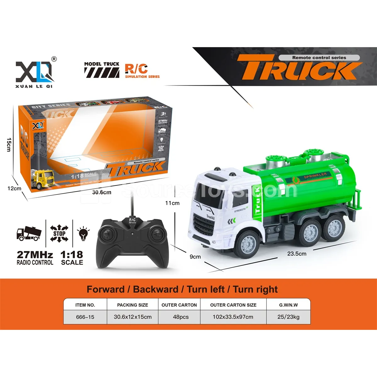 RC water tank truck RC water tank truck