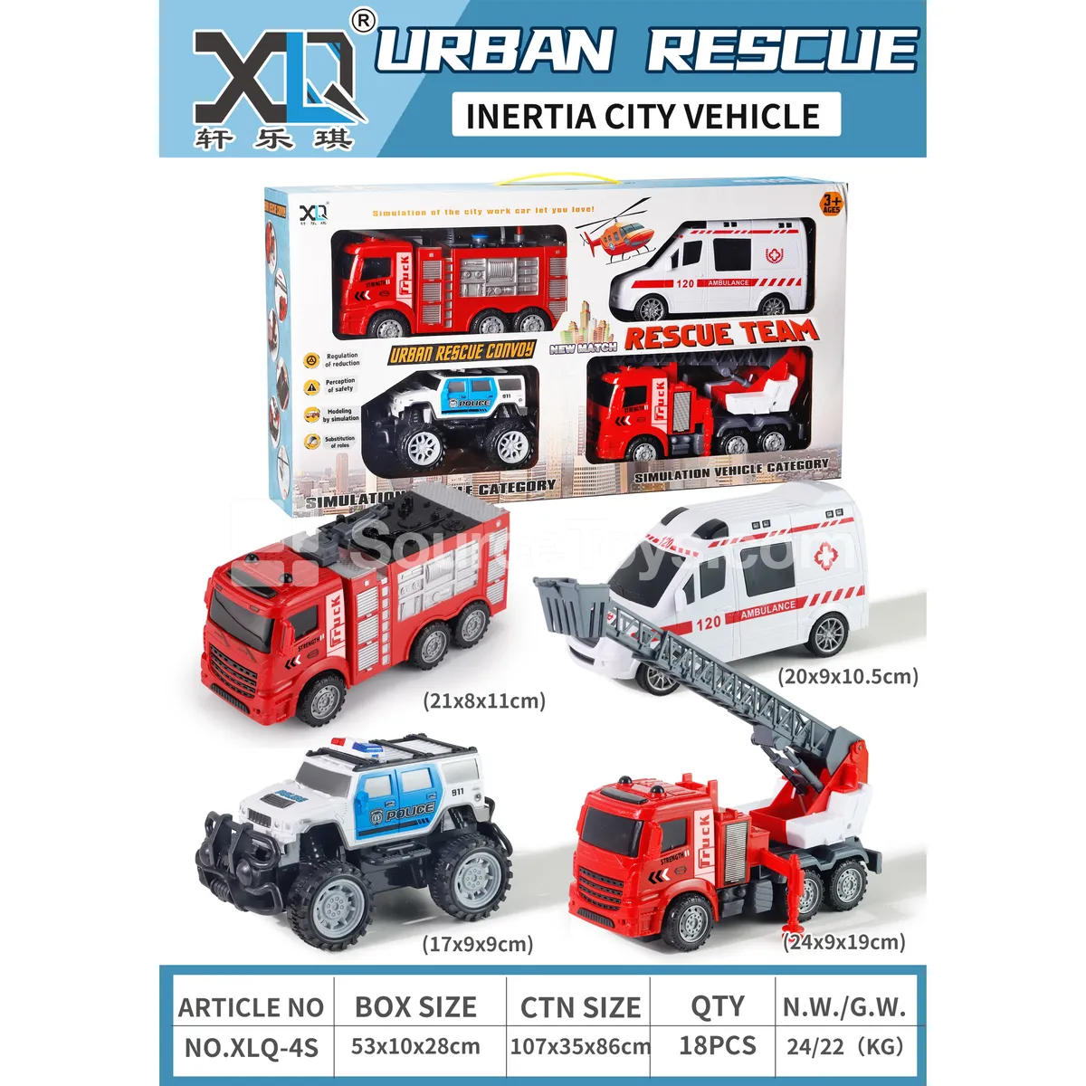 Rescue Team 4-Piece Set Rescue Team 4-Piece Set
