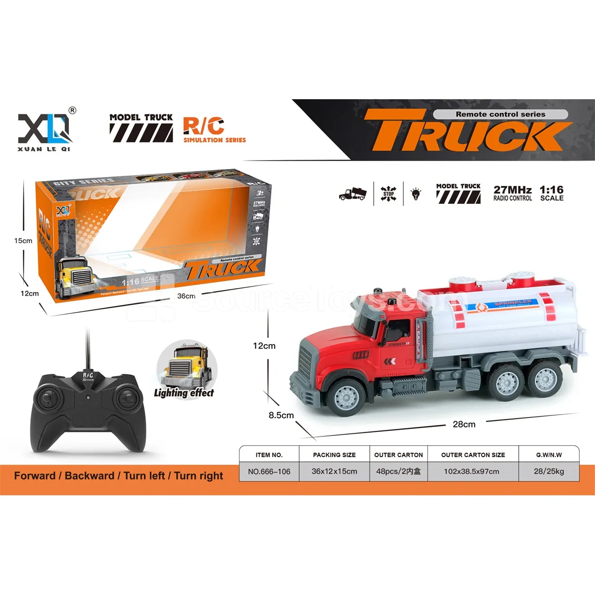 Remote Control Fire Water Tanker Truck