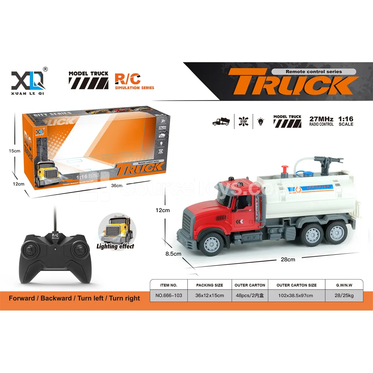 Remote Control Fire Water Truck (Water Spraying)