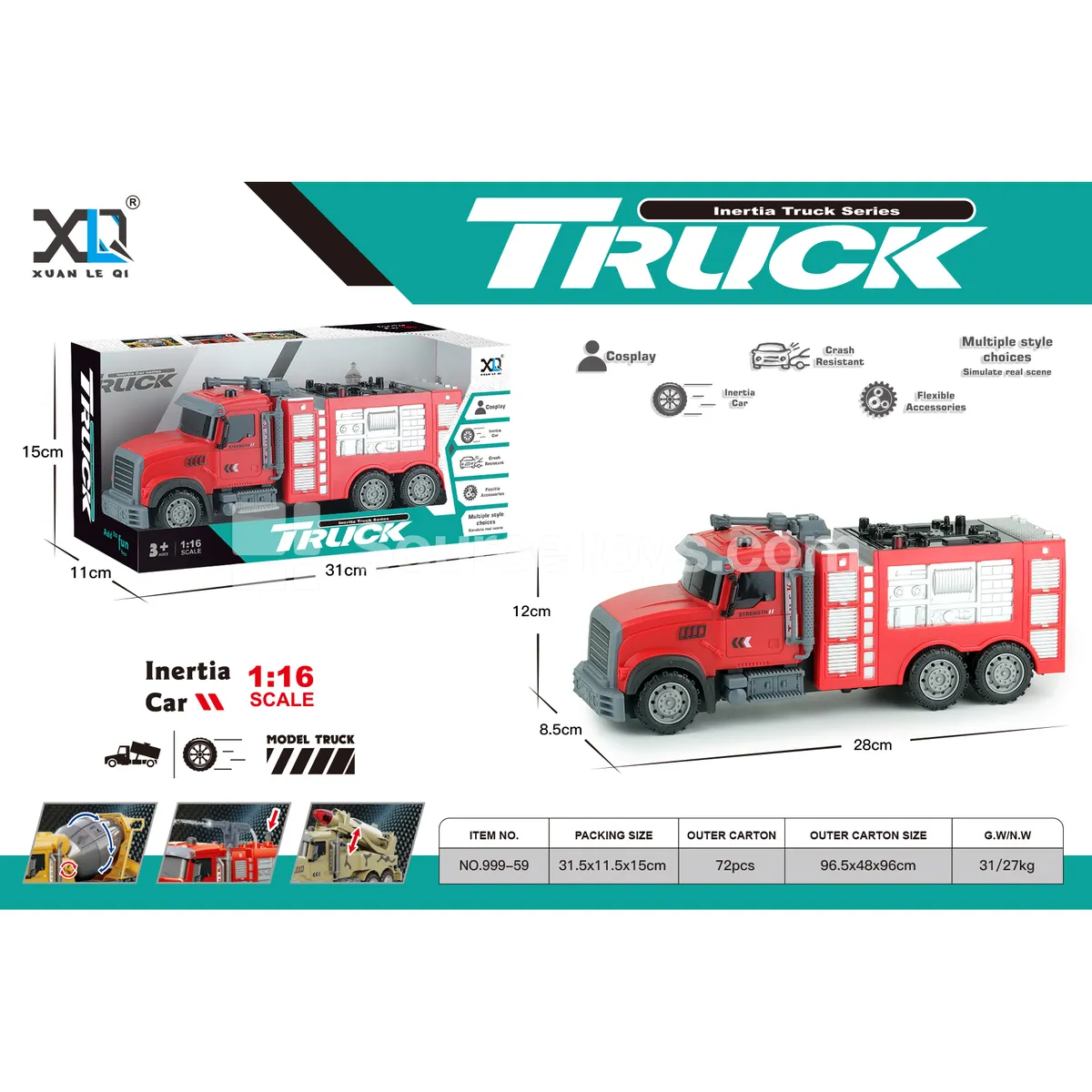 Fire Truck Toy