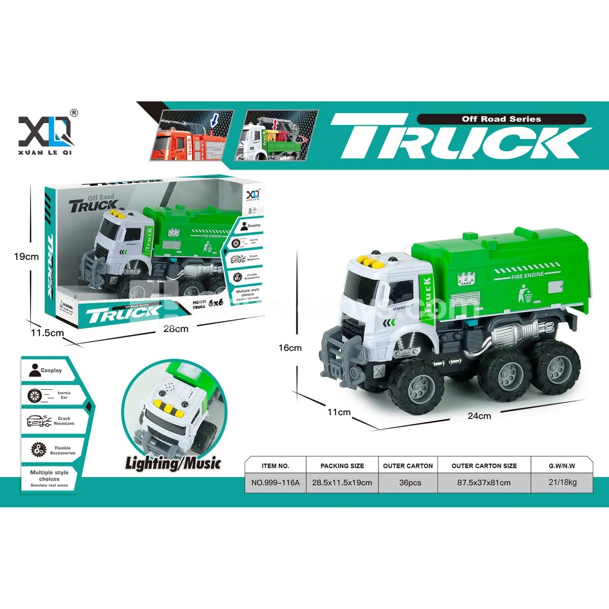 Sanitation Sweeper Truck with Sound and Light Sanitation Sweeper Truck with Sound and Light