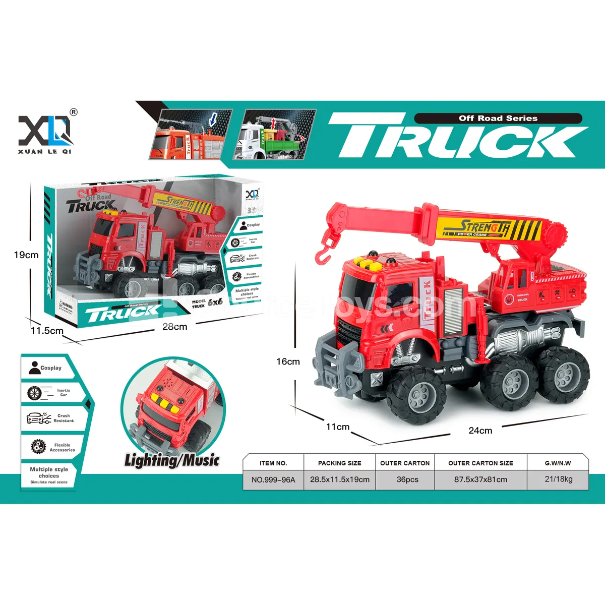Fire Truck Toy with Lights and Sounds Fire Truck Toy with Lights and Sounds