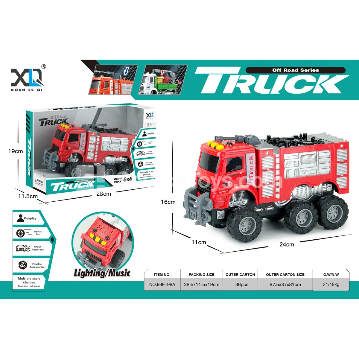 Fire Truck (with sound and light)