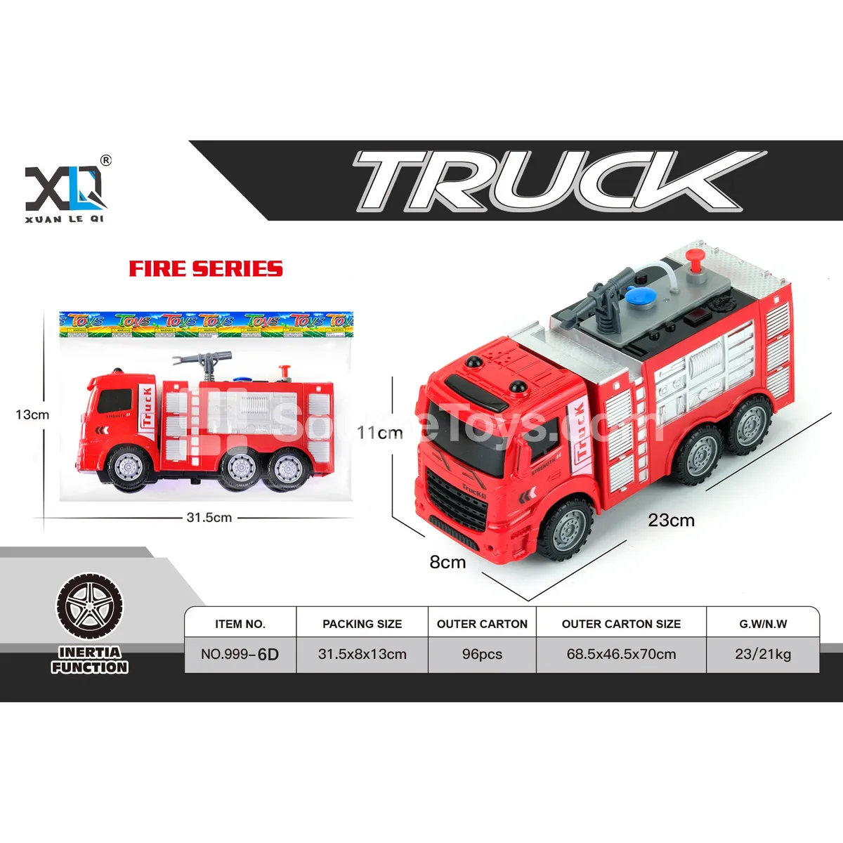Fire Truck (Water Spraying)