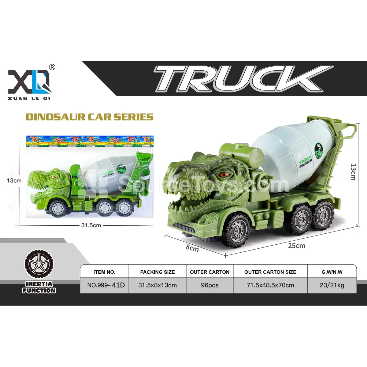 Dinosaur Mixer Truck Dinosaur Mixer Truck