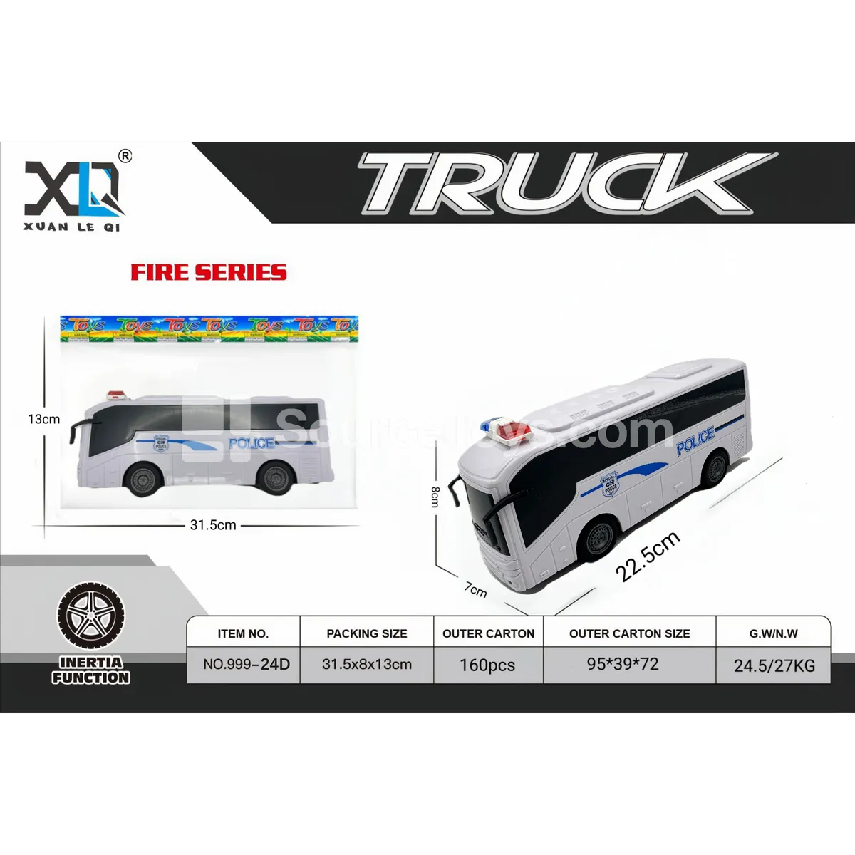 Police Bus Toy Police Bus Toy