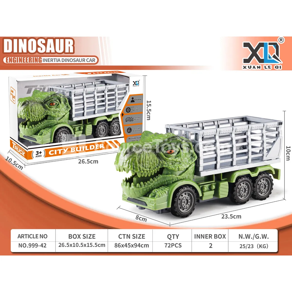 Dinosaur Fence Ride-On Dinosaur Fence Ride-On