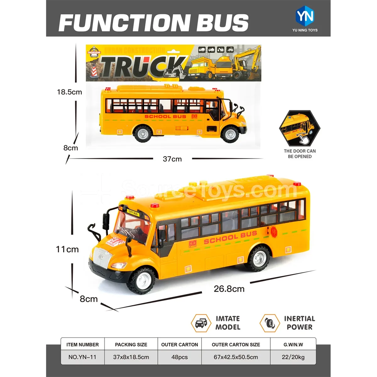Yellow School Bus Toy Yellow School Bus Toy