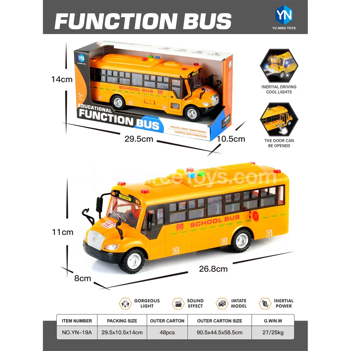 Yellow School Bus (with sound and light) Yellow School Bus (with sound and light)