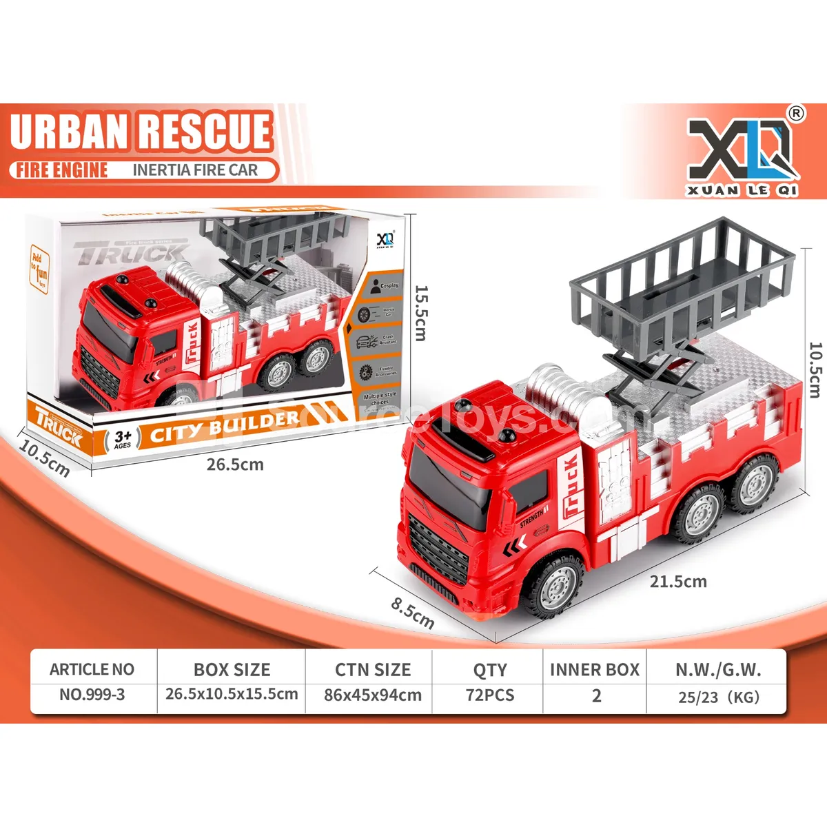 Fire Truck with Ladder Fire Truck with Ladder