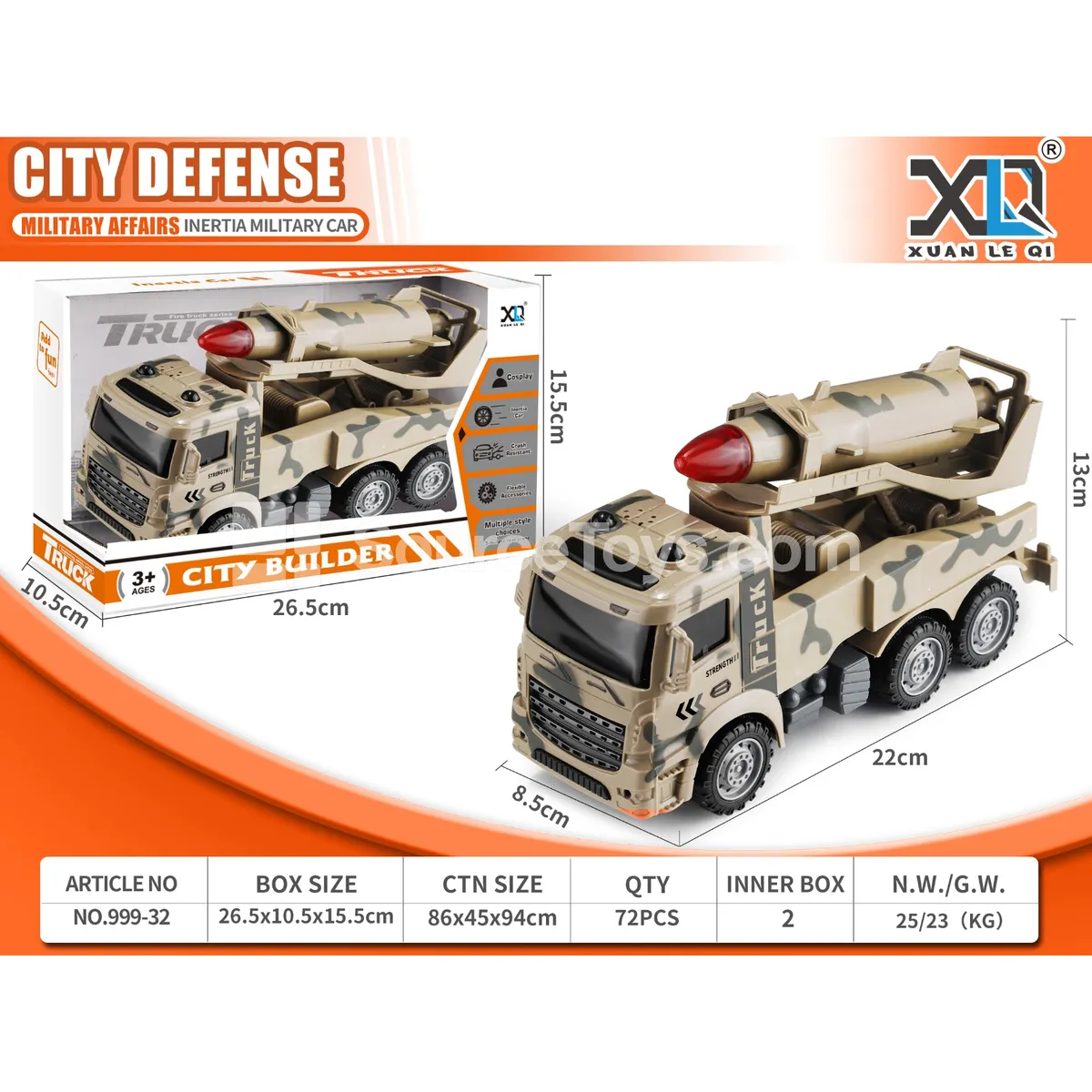 Military Rocket Vehicle