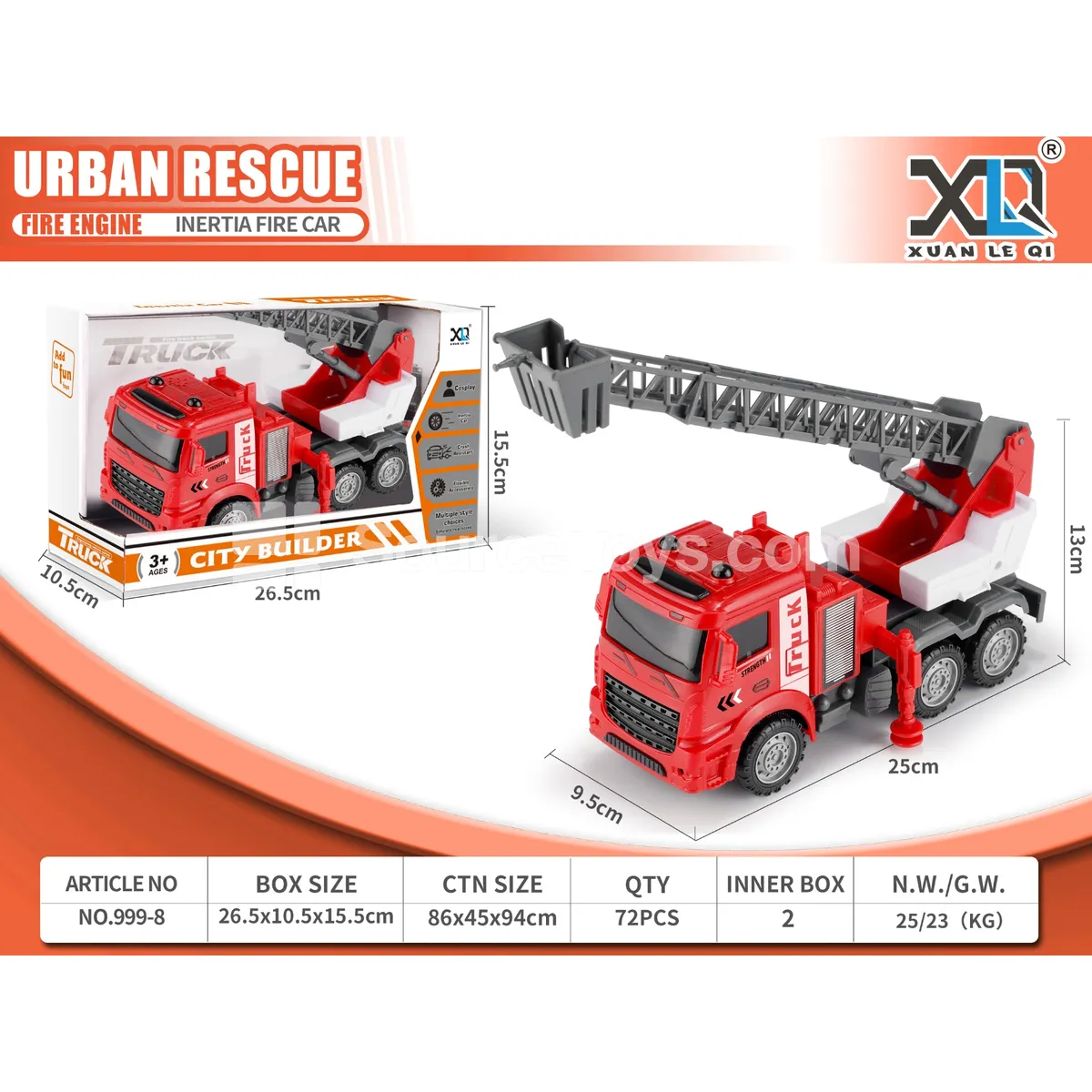 Fire Ladder Truck Fire Ladder Truck
