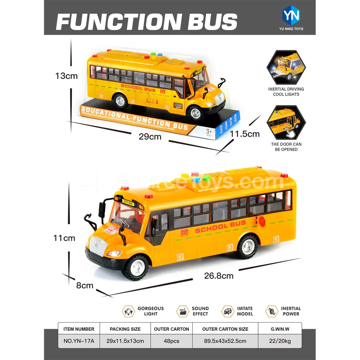 Yellow School Bus (with sound and light) Yellow School Bus (with sound and light)