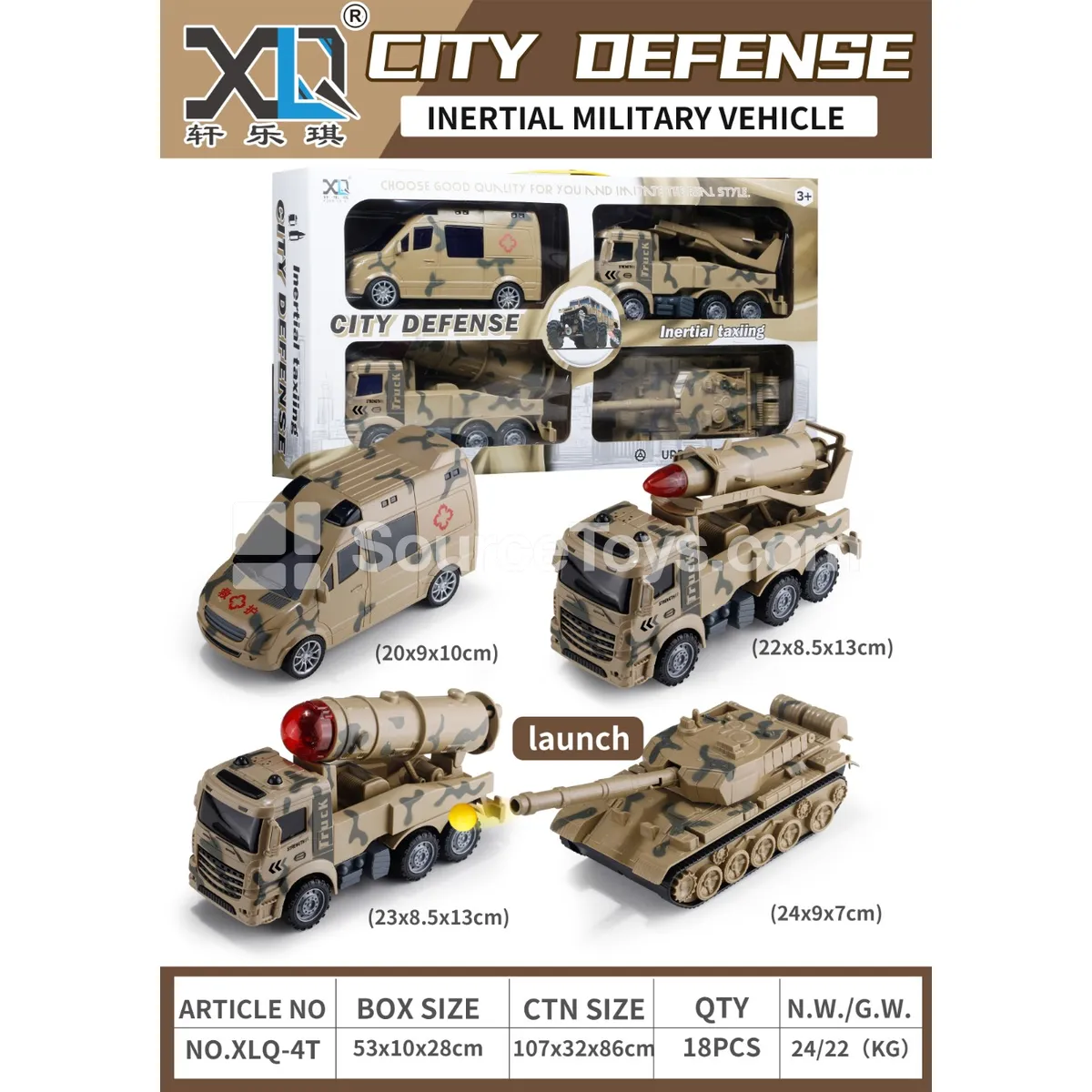 Military 4-Piece Set Military 4-Piece Set