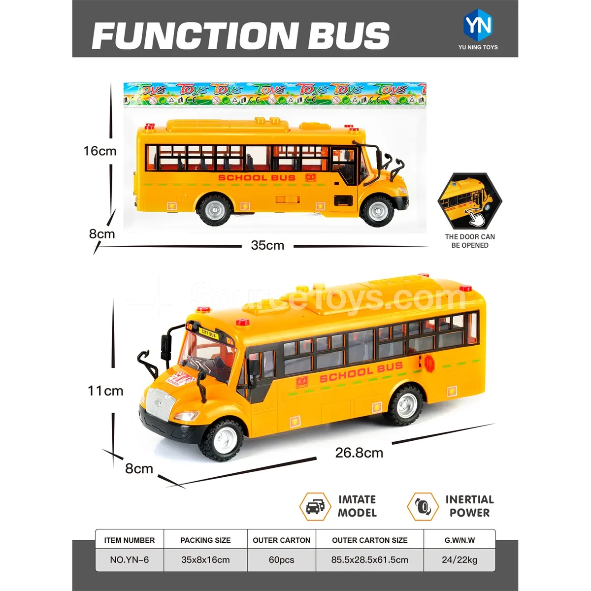 Yellow School Bus Toy Yellow School Bus Toy