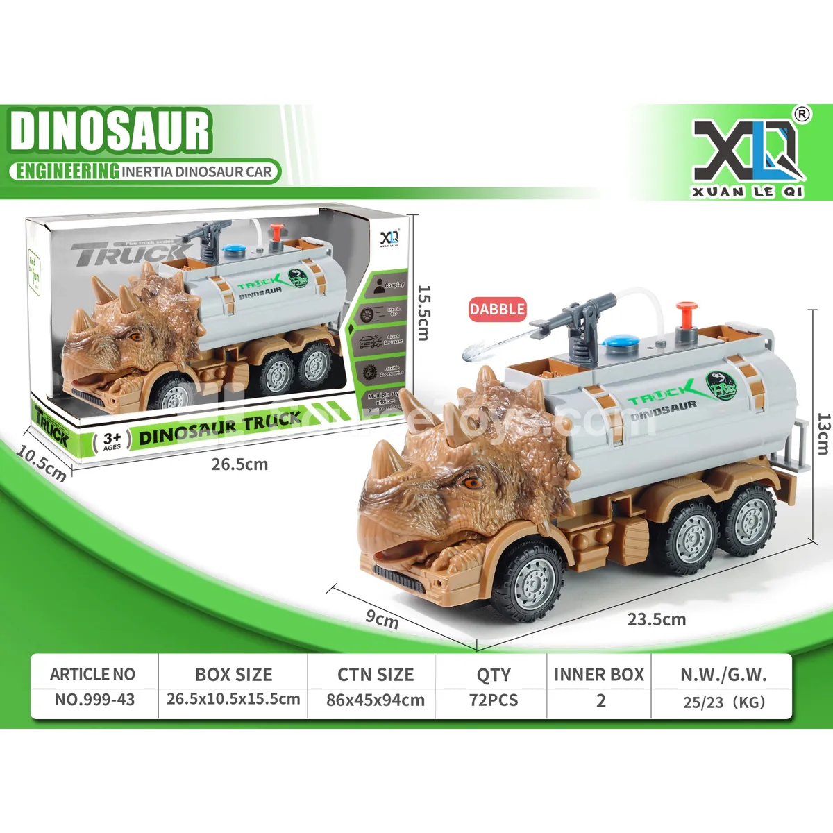 Dinosaur Water Sprinkler Toy Dinosaur Water Sprinkler Toy