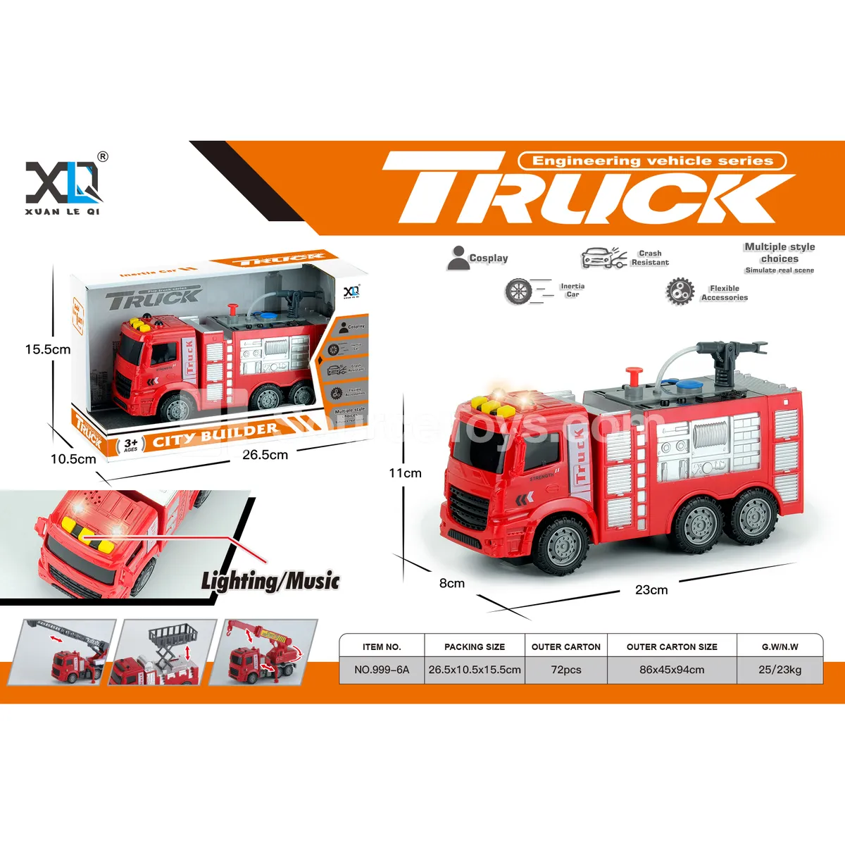 Fire Truck (with lights and sounds) Fire Truck (with lights and sounds)