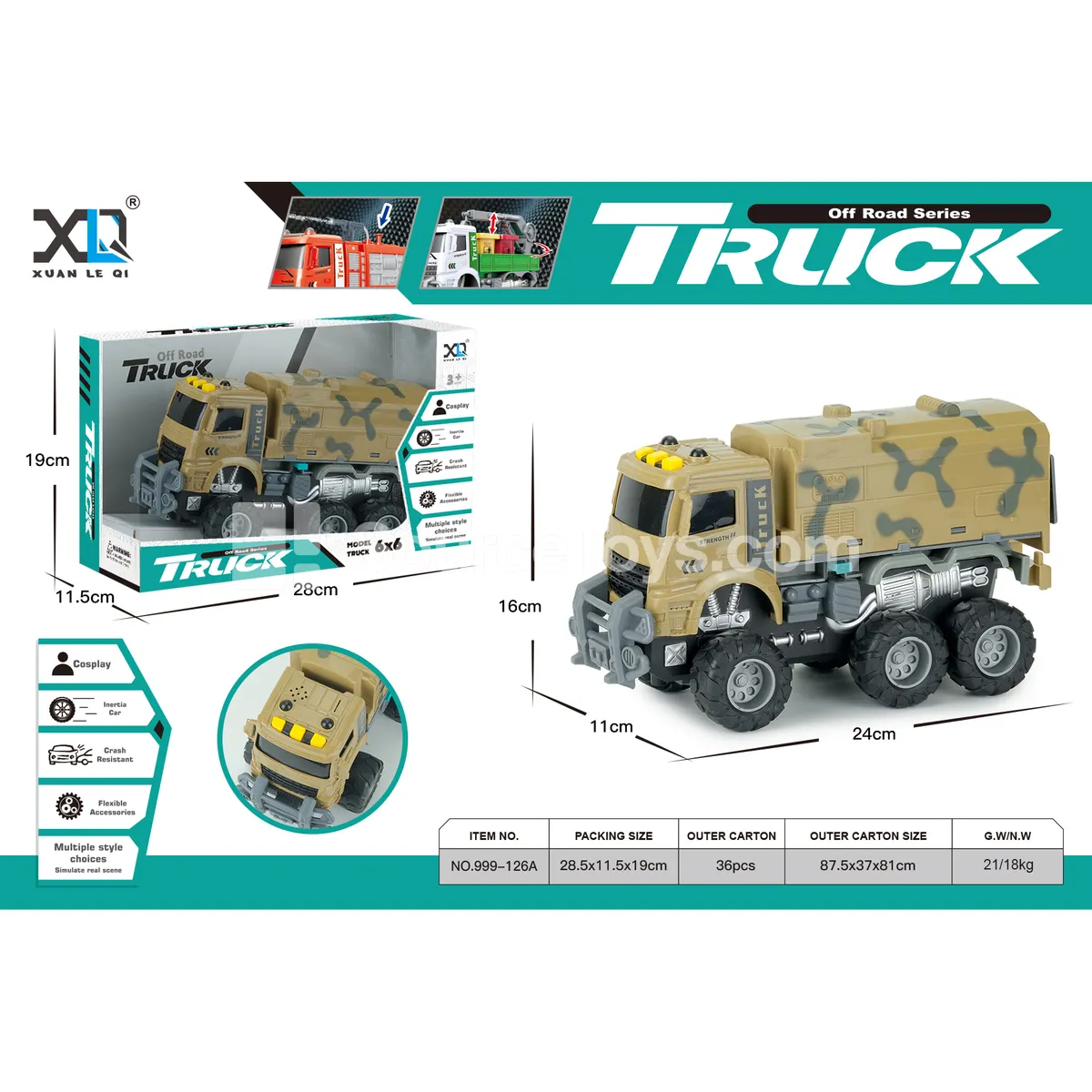Military Transport Truck with Sound and Light Military Transport Truck with Sound and Light