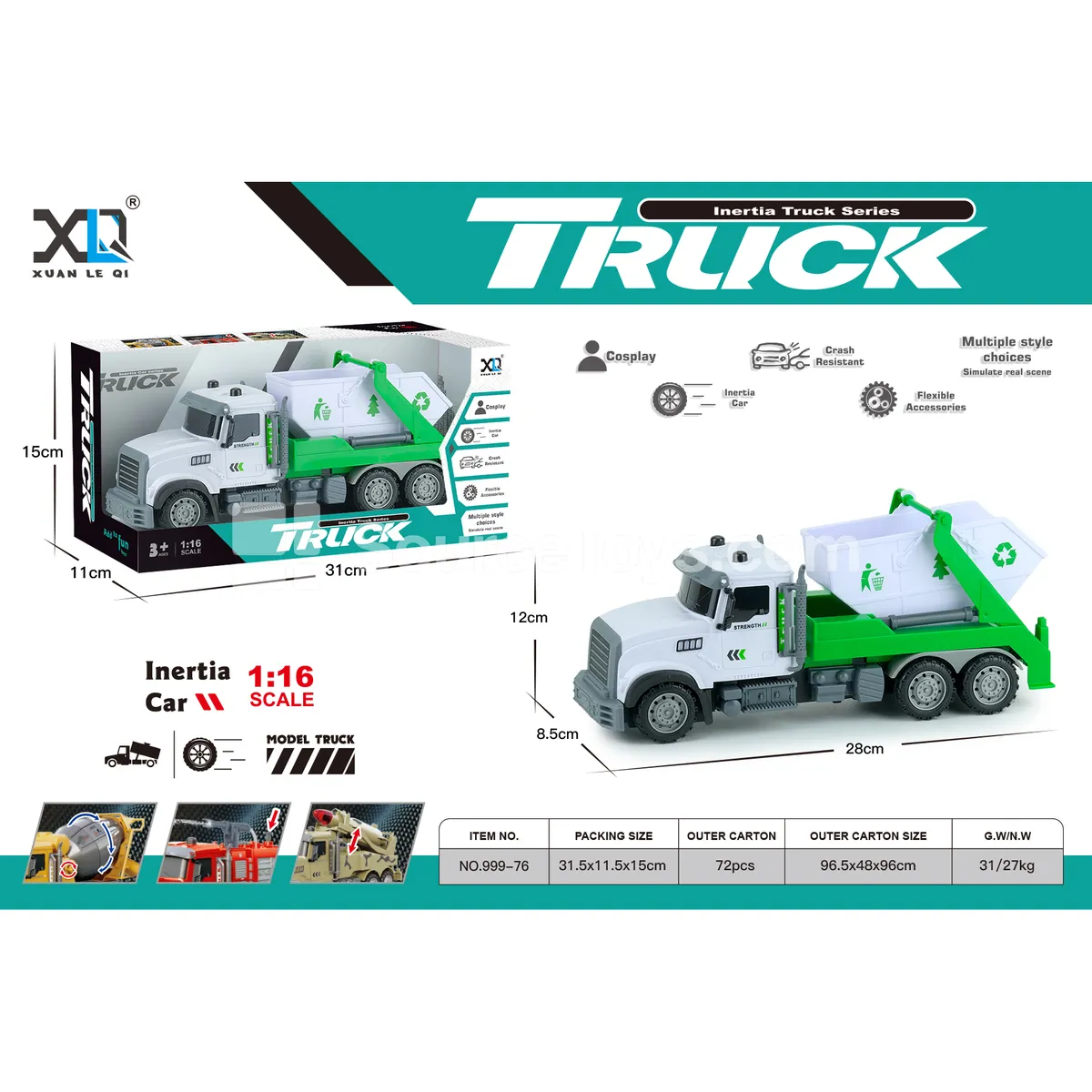 Sanitation Swing-Arm Transport Truck Sanitation Swing-Arm Transport Truck