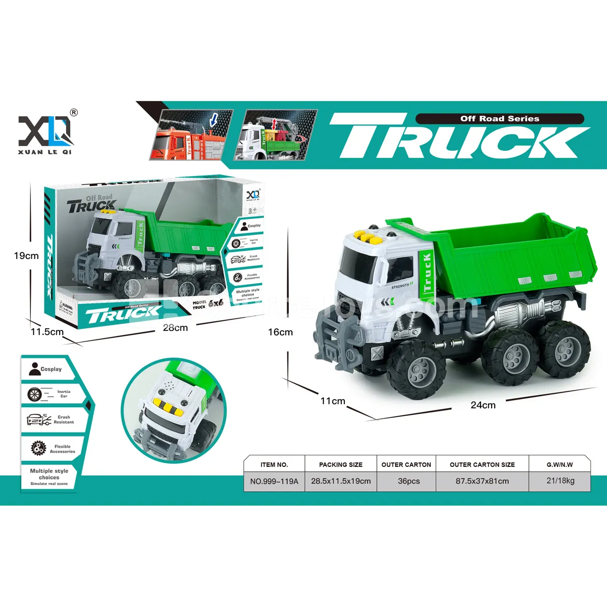 Sanitation Transport Truck with Sound and Light Sanitation Transport Truck with Sound and Light