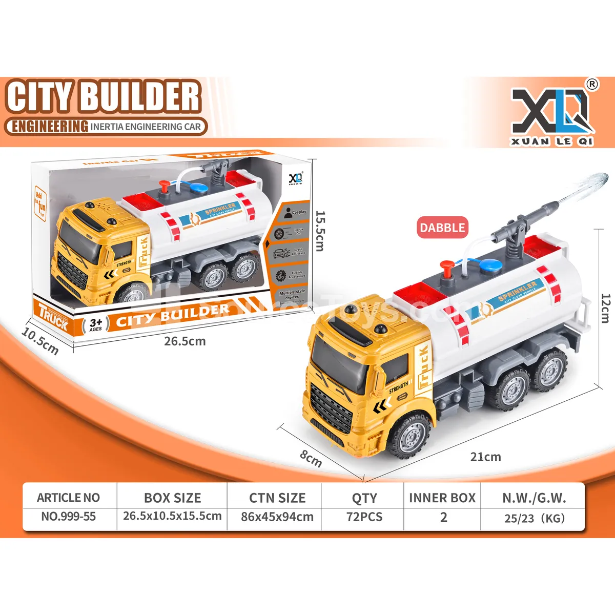 Construction Water Sprinkler Truck Construction Water Sprinkler Truck
