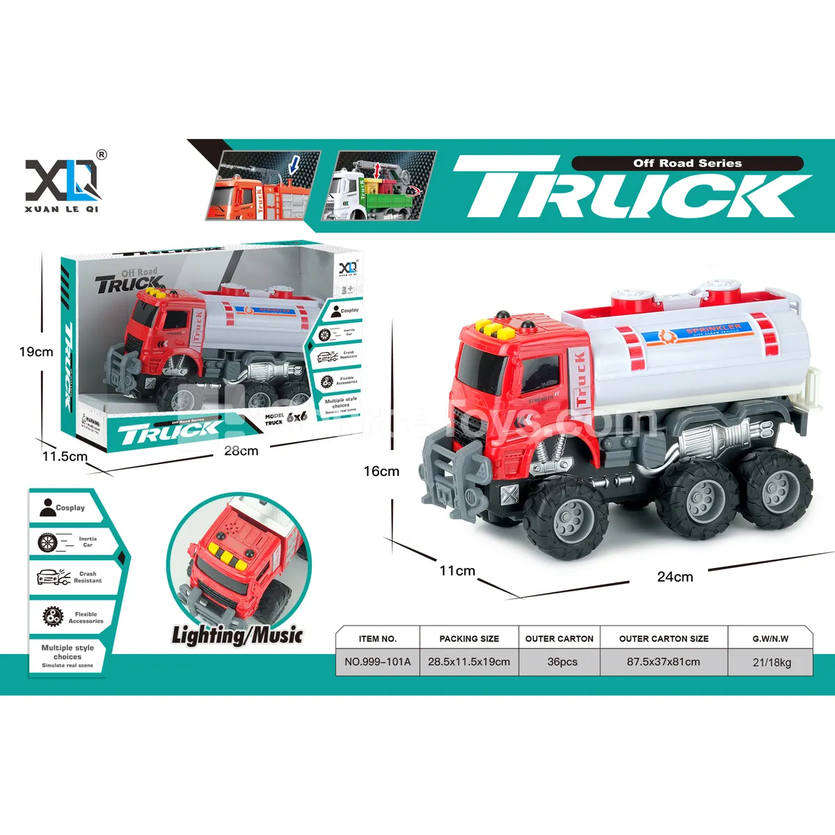 Fire Sprinkler Truck (with Lights and Sound) Fire Sprinkler Truck (with Lights and Sound)