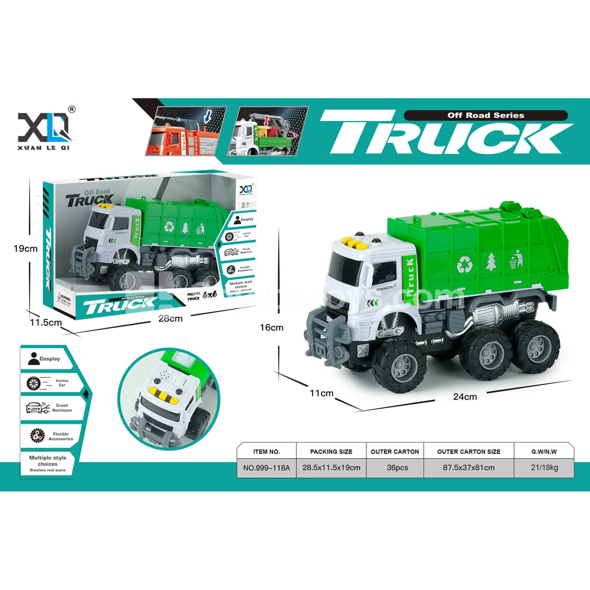 Sanitation Collection Truck with Sound and Light Sanitation Collection Truck with Sound and Light