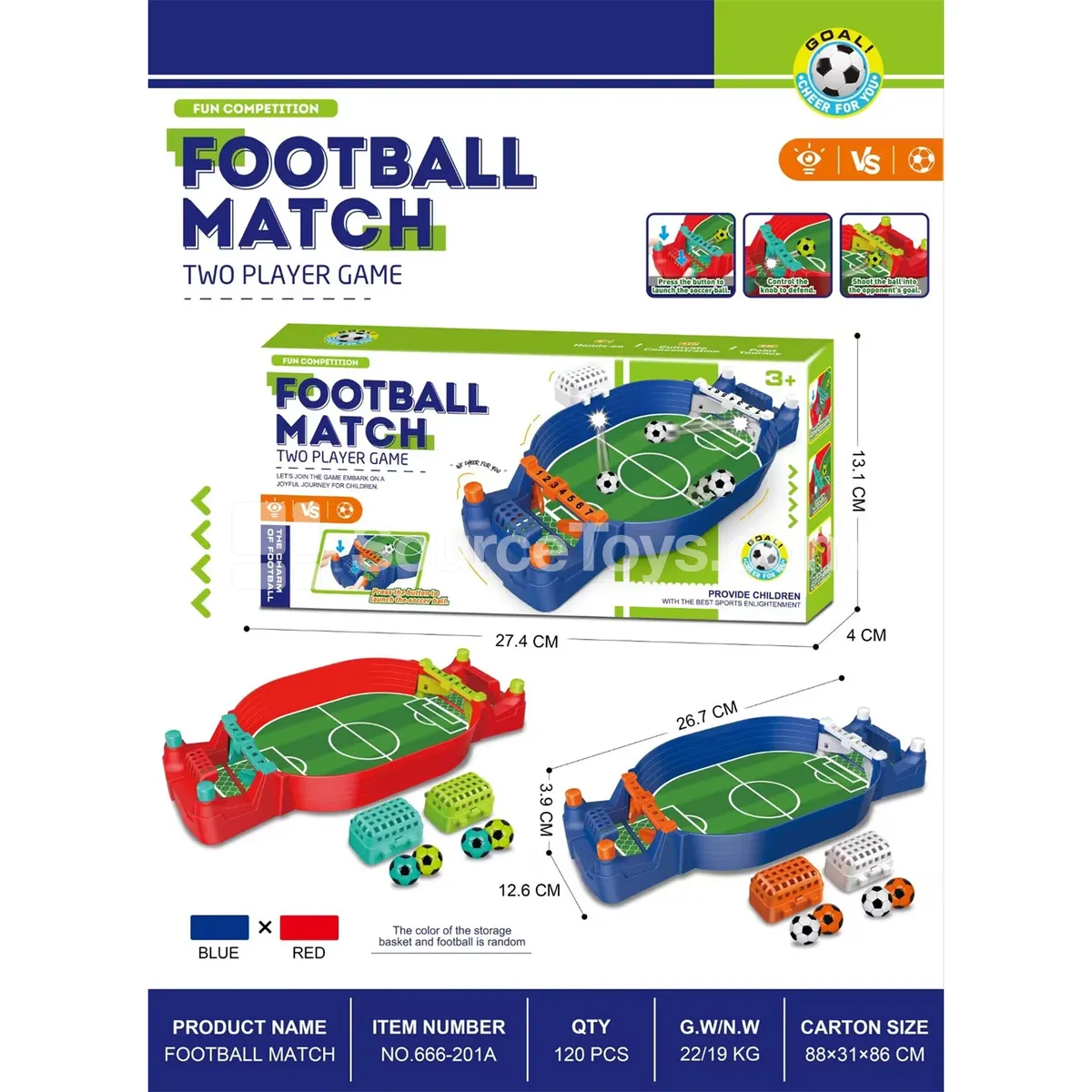 Tabletop Foosball Game