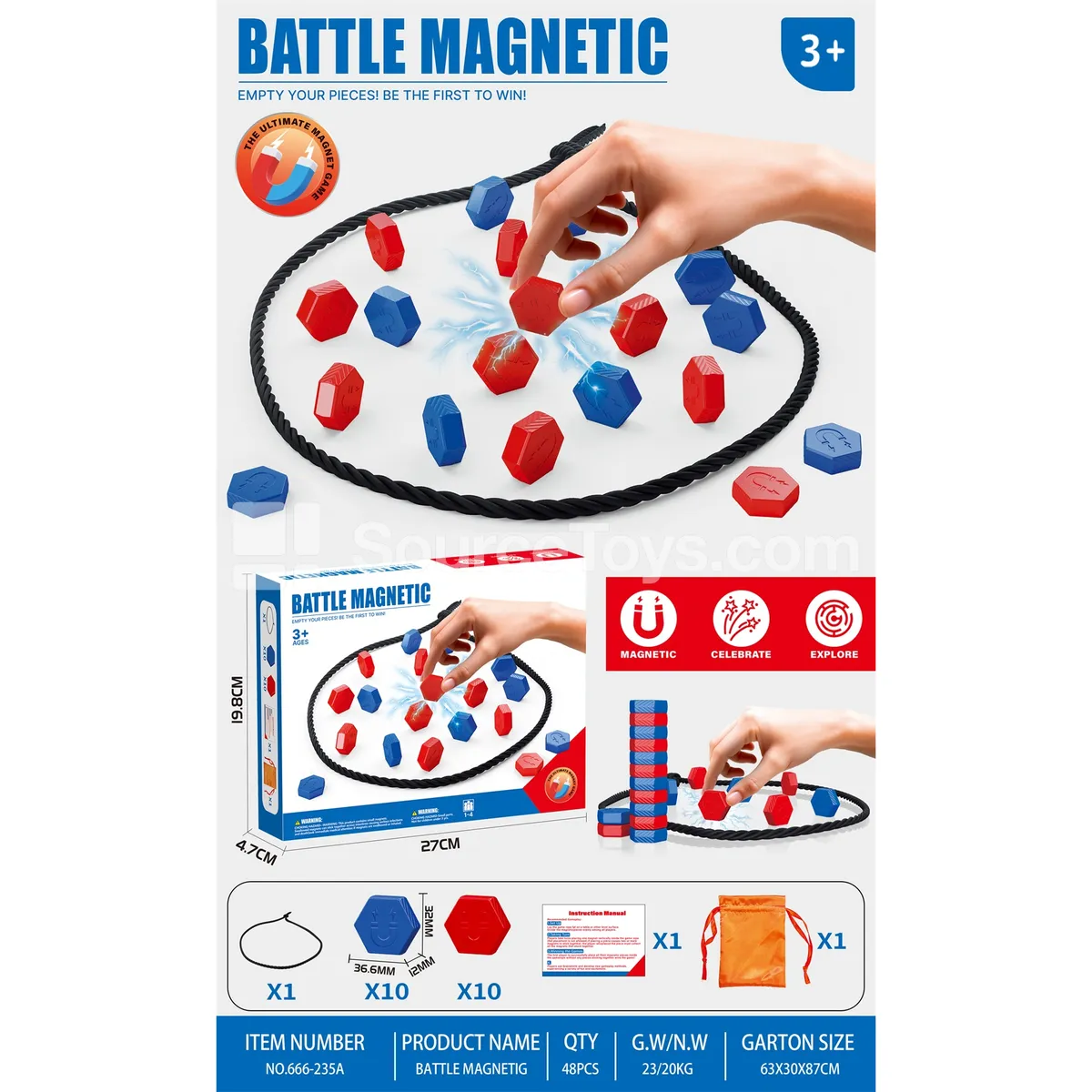 Magnetic Battle Chess Set