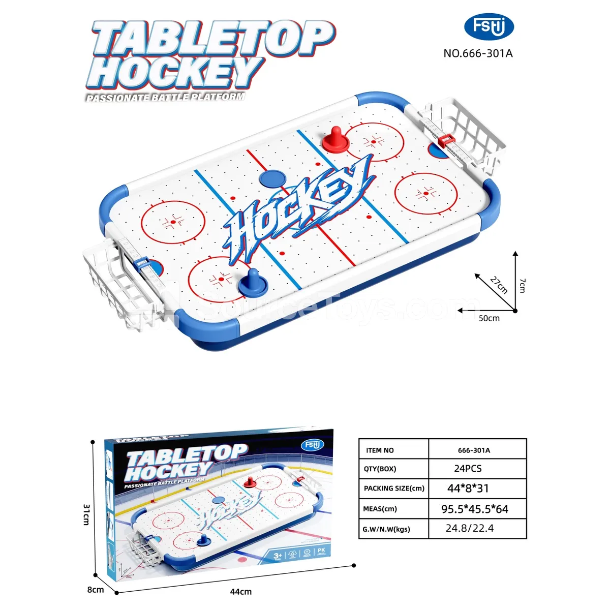 Large Electric Hover Ice Hockey Game