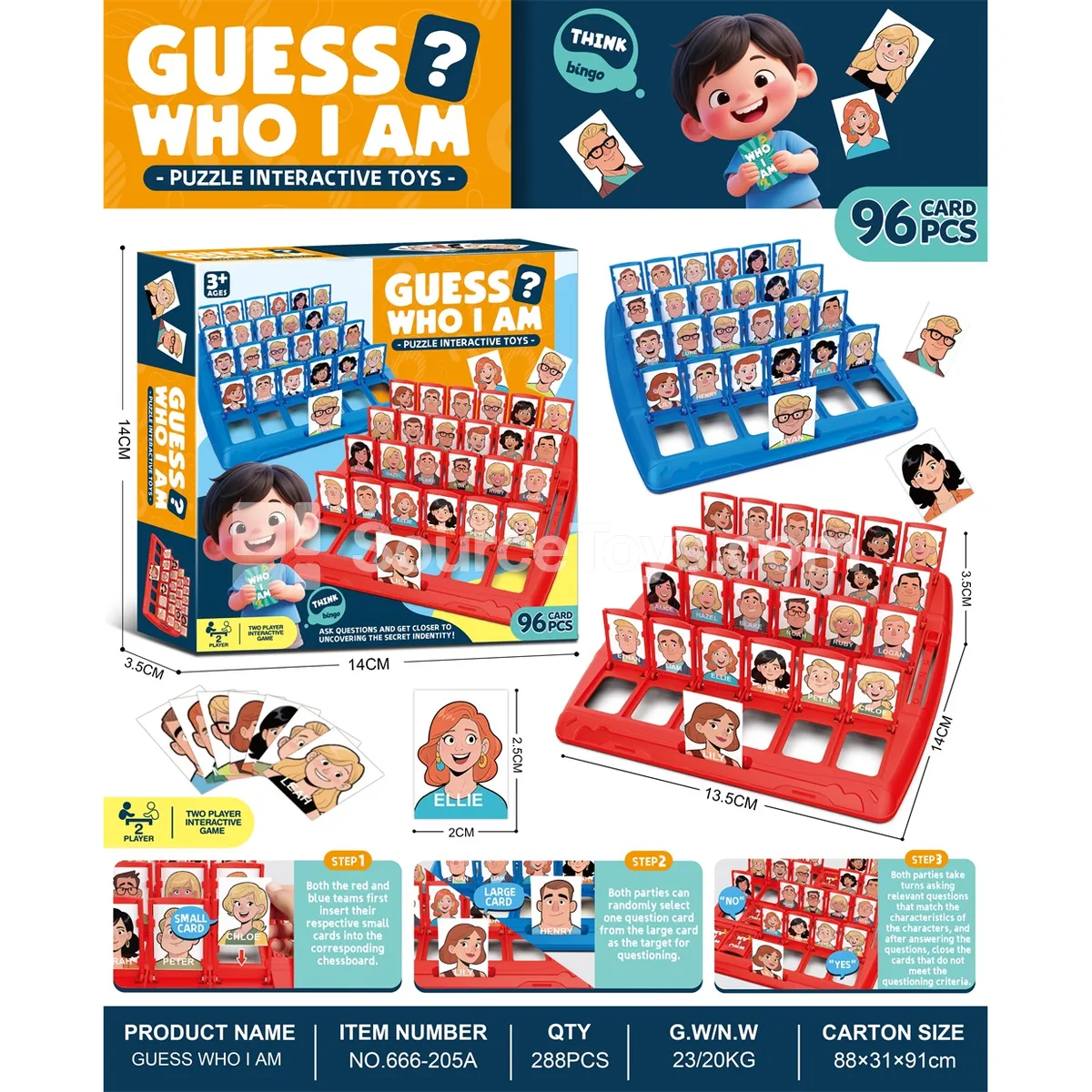 Guess Who I Am Card Game