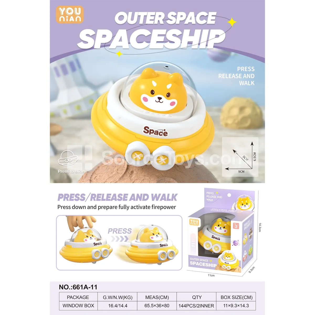 Cartoon Press Toy Flying Disc