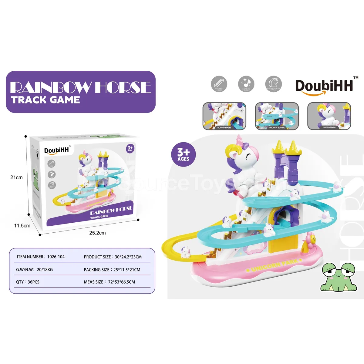 Small Unicorn Slide with Dual Tracks Small Unicorn Slide with Dual Tracks