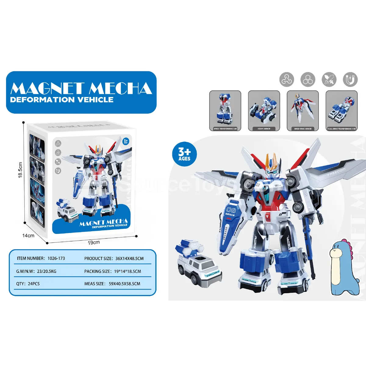 Magnetic Robot Building Set Magnetic Robot Building Set